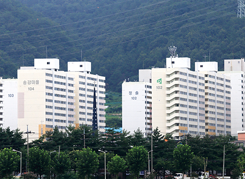 송강마을 아파트 건물외관